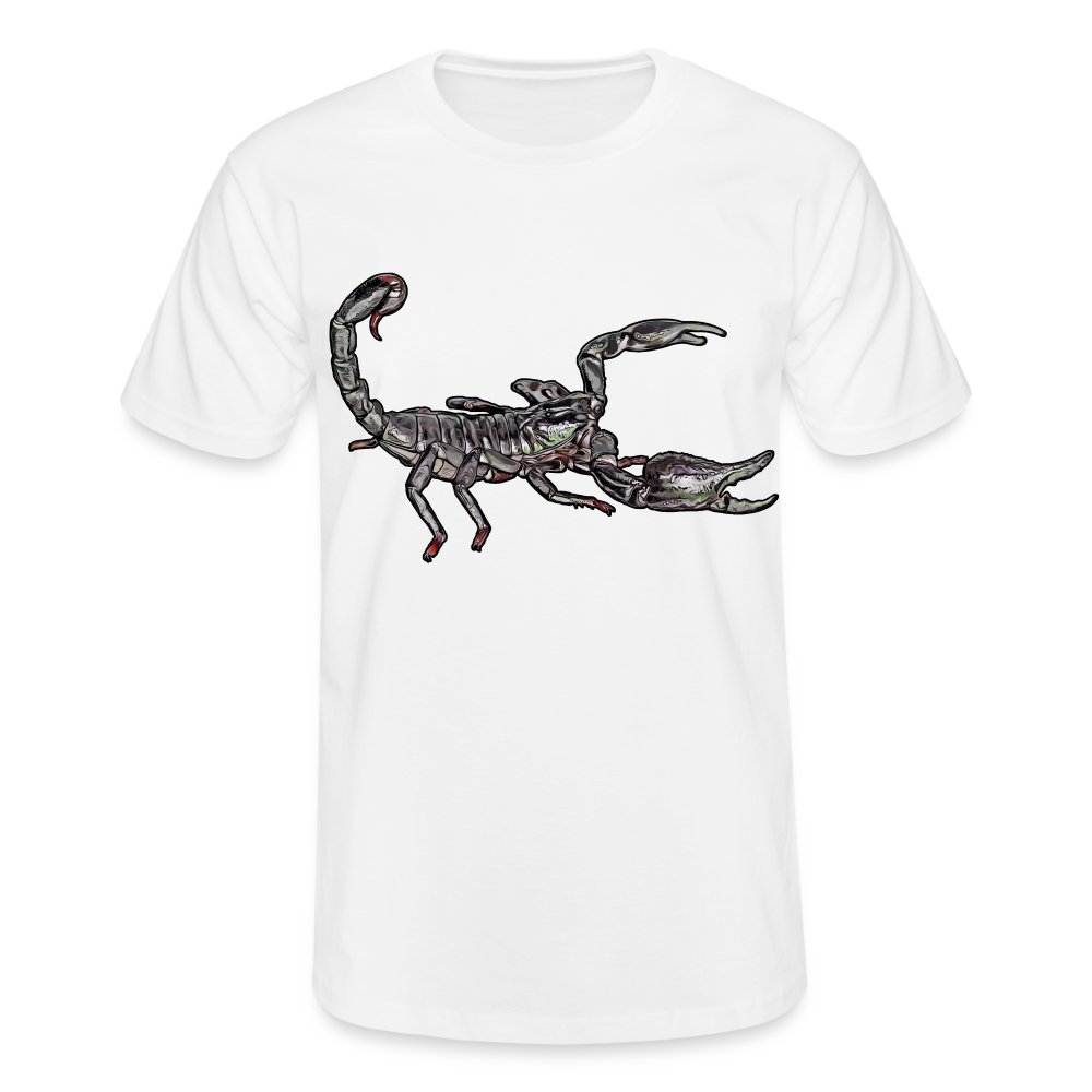 Männer Fruit of the Loom T-Shirt Heterometrus silenus - weiß