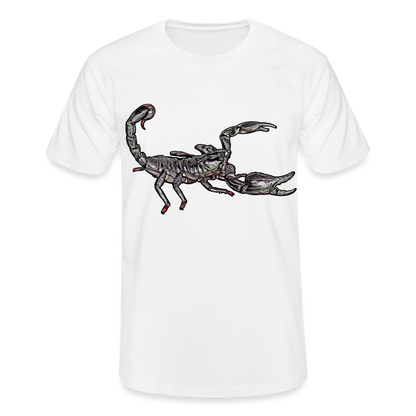 Männer Fruit of the Loom T-Shirt Heterometrus silenus - weiß