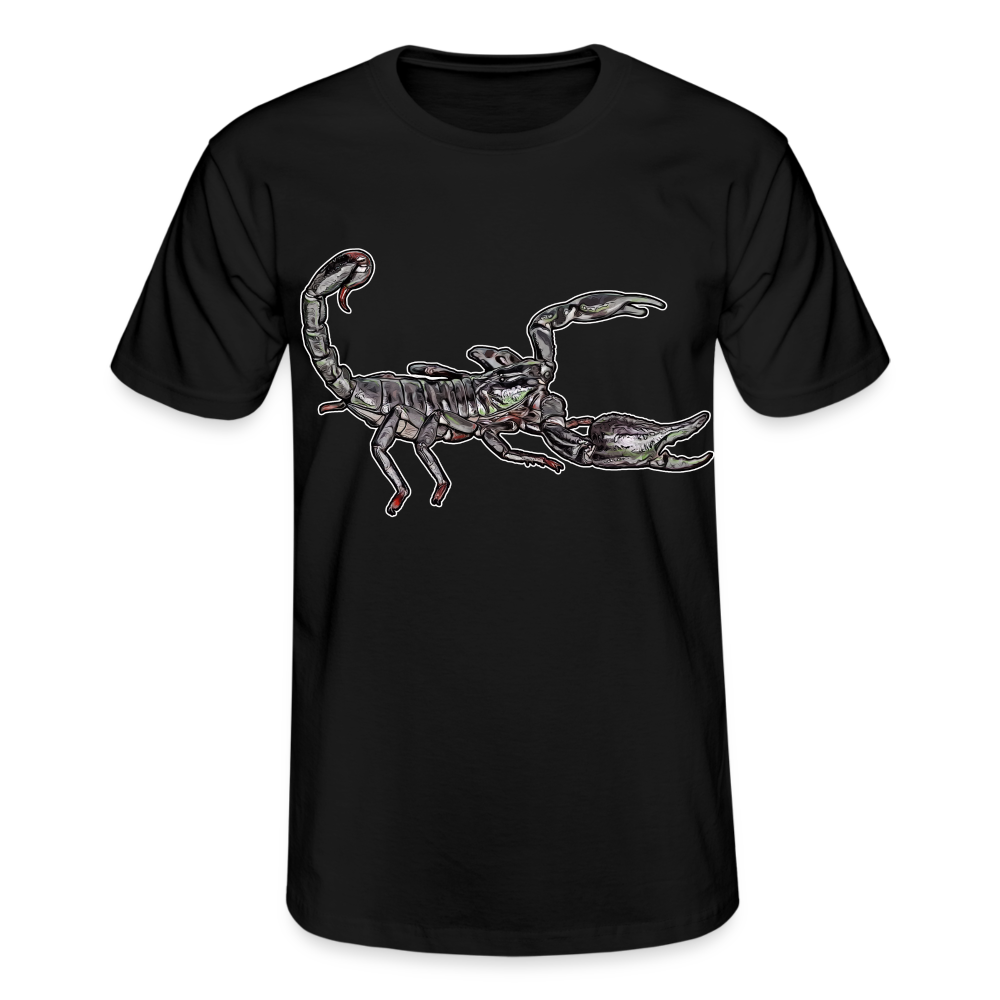 Männer Fruit of the Loom T-Shirt Heterometrus silenus - Schwarz