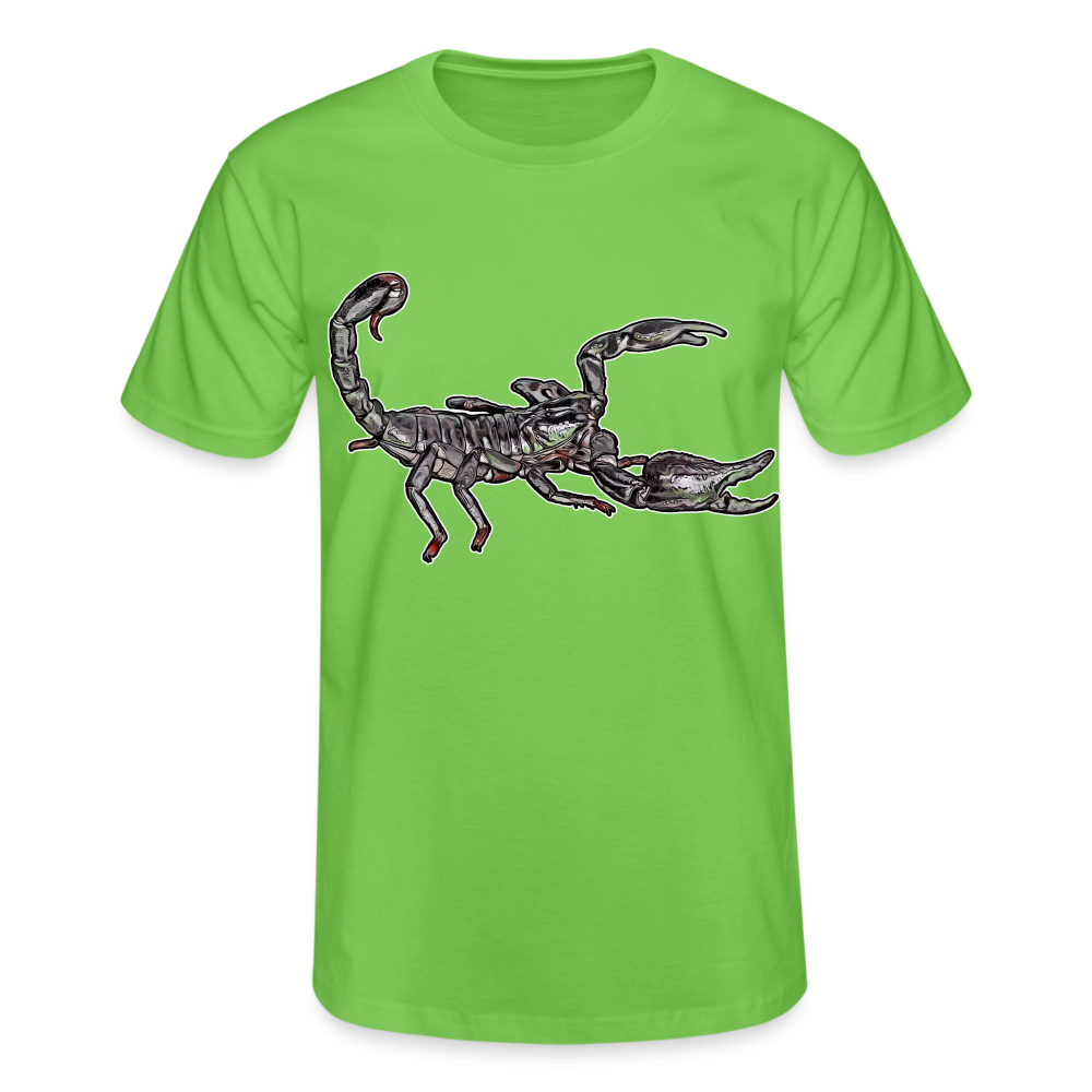 Männer Fruit of the Loom T-Shirt Heterometrus silenus - Hellgrün