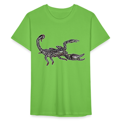 Männer Fruit of the Loom T-Shirt Heterometrus silenus - Hellgrün