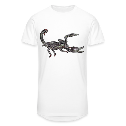 Männer Urban Longshirt Heterometrus silenus - weiß