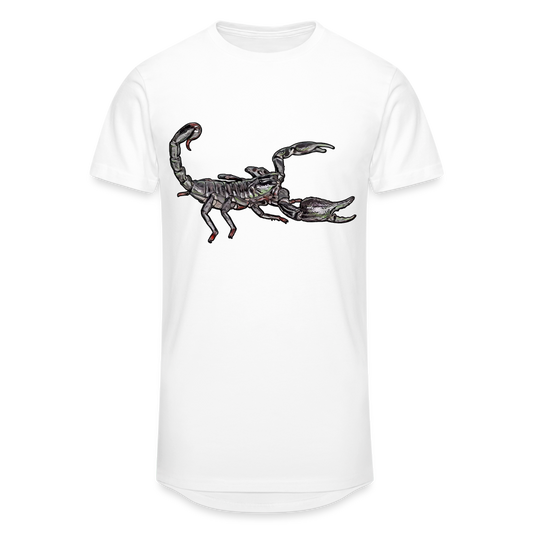 Männer Urban Longshirt Heterometrus silenus - weiß