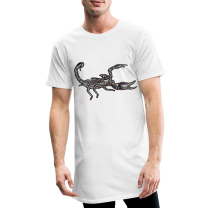 Männer Urban Longshirt Heterometrus silenus - weiß