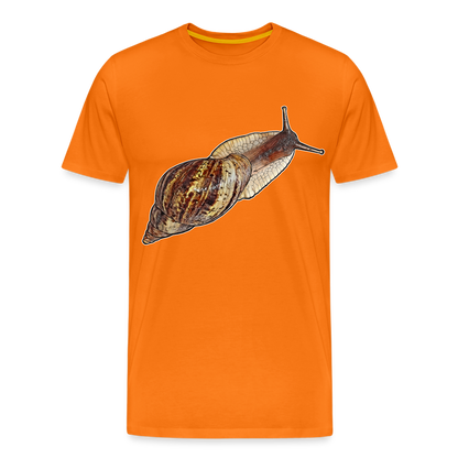 Männer Basic T-Shirt Achatina reticulata wildfarben - Orange