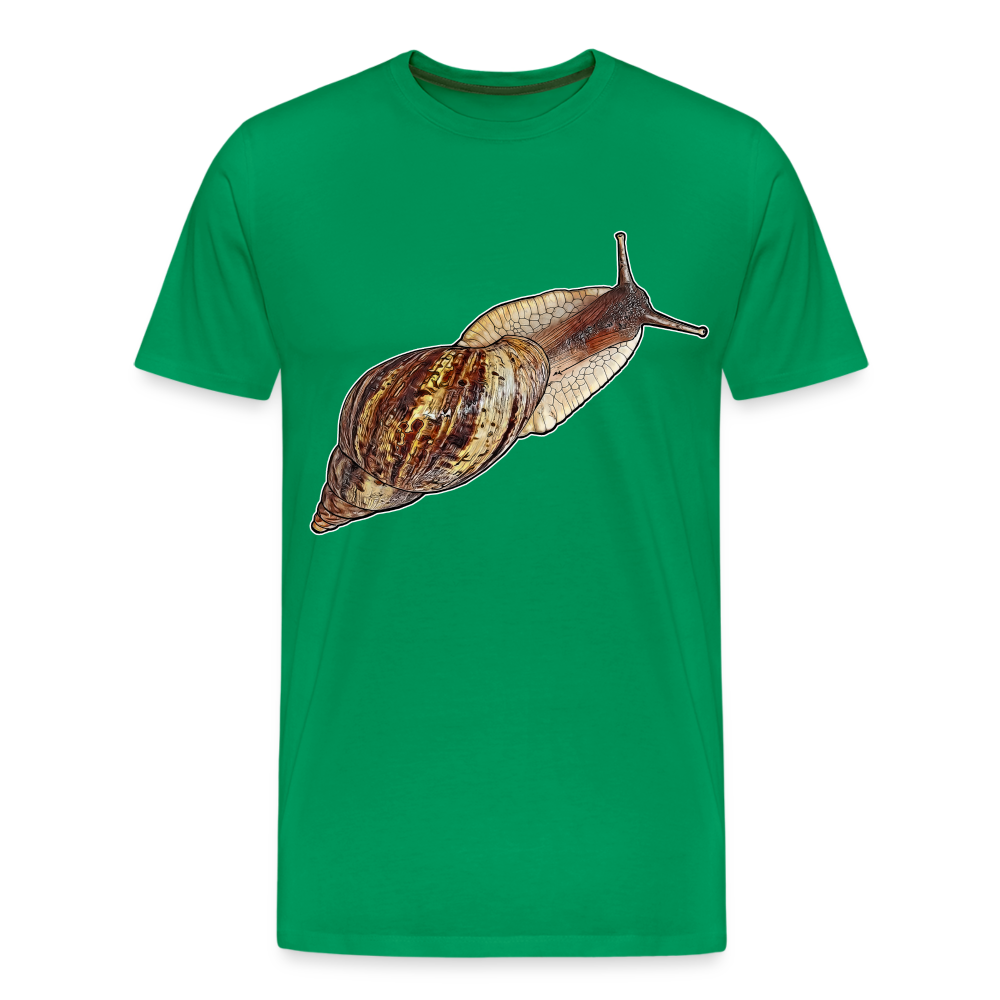 Männer Basic T-Shirt Achatina reticulata wildfarben - Kelly Green