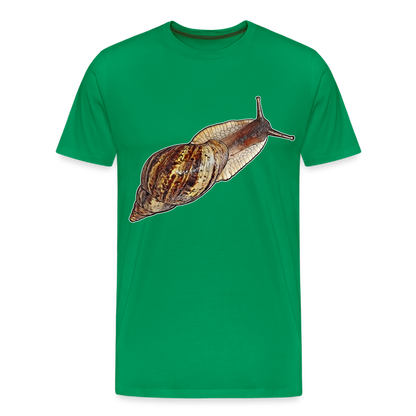 Männer Basic T-Shirt Achatina reticulata wildfarben - Kelly Green