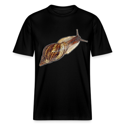 Unisex Stanley & Stella Bio-T-Shirt Achatina reticulata wildfarben - Schwarz
