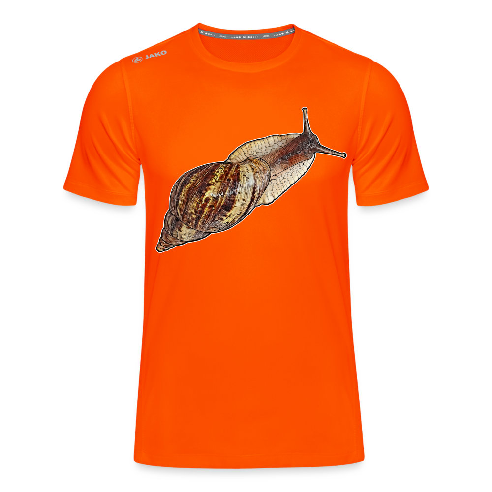 Männer JAKO Sportswear T-Shirt Achatina reticulata wildfarben - Neonorange