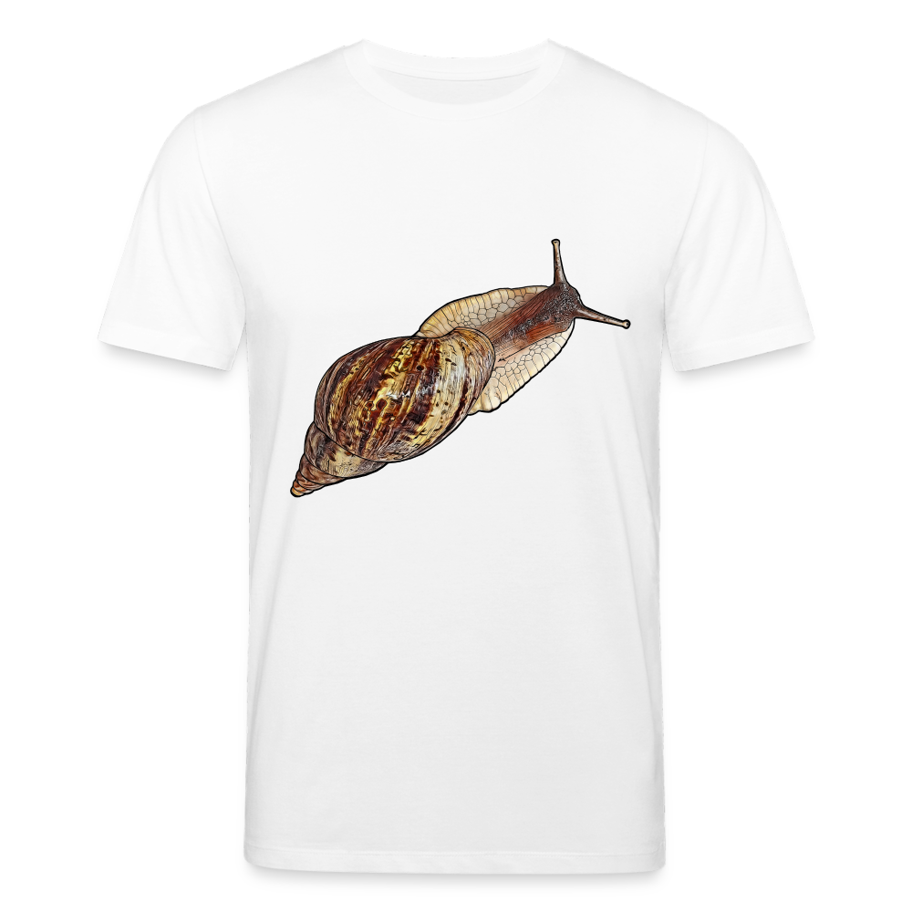 Männer Stanley & Stella Bio-T-Shirt Achatina reticulata wildfarben - weiß