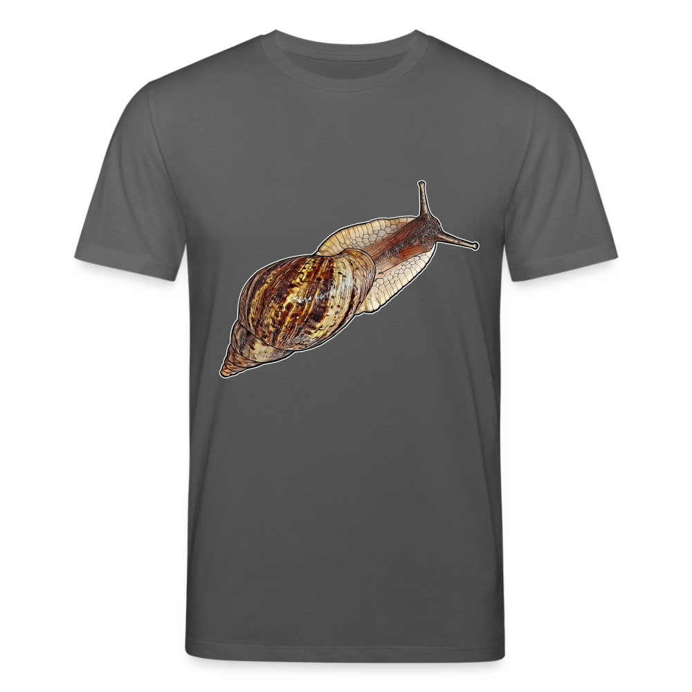 Männer Stanley & Stella Bio-T-Shirt Achatina reticulata wildfarben - Anthrazit