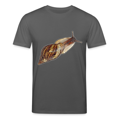 Männer Stanley & Stella Bio-T-Shirt Achatina reticulata wildfarben - Anthrazit