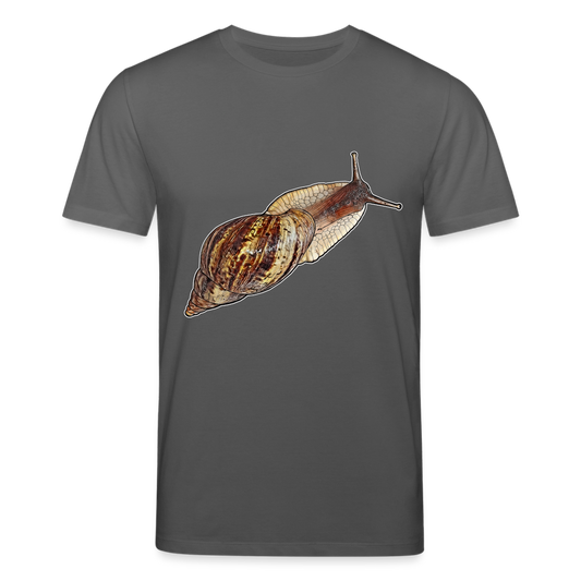 Männer Stanley & Stella Bio-T-Shirt Achatina reticulata wildfarben - Anthrazit
