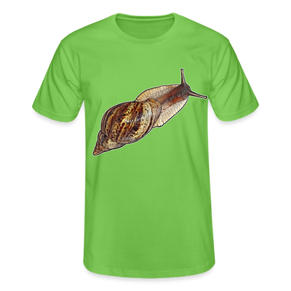 Männer Fruit of the Loom T-Shirt Achatina reticulata wildfarben - Hellgrün