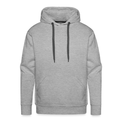 Männer Hoodie Achatina reticulata wildfarben - Grau meliert