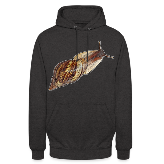 Unisex Hoodie Achatina reticulata wildfarben - Anthrazit