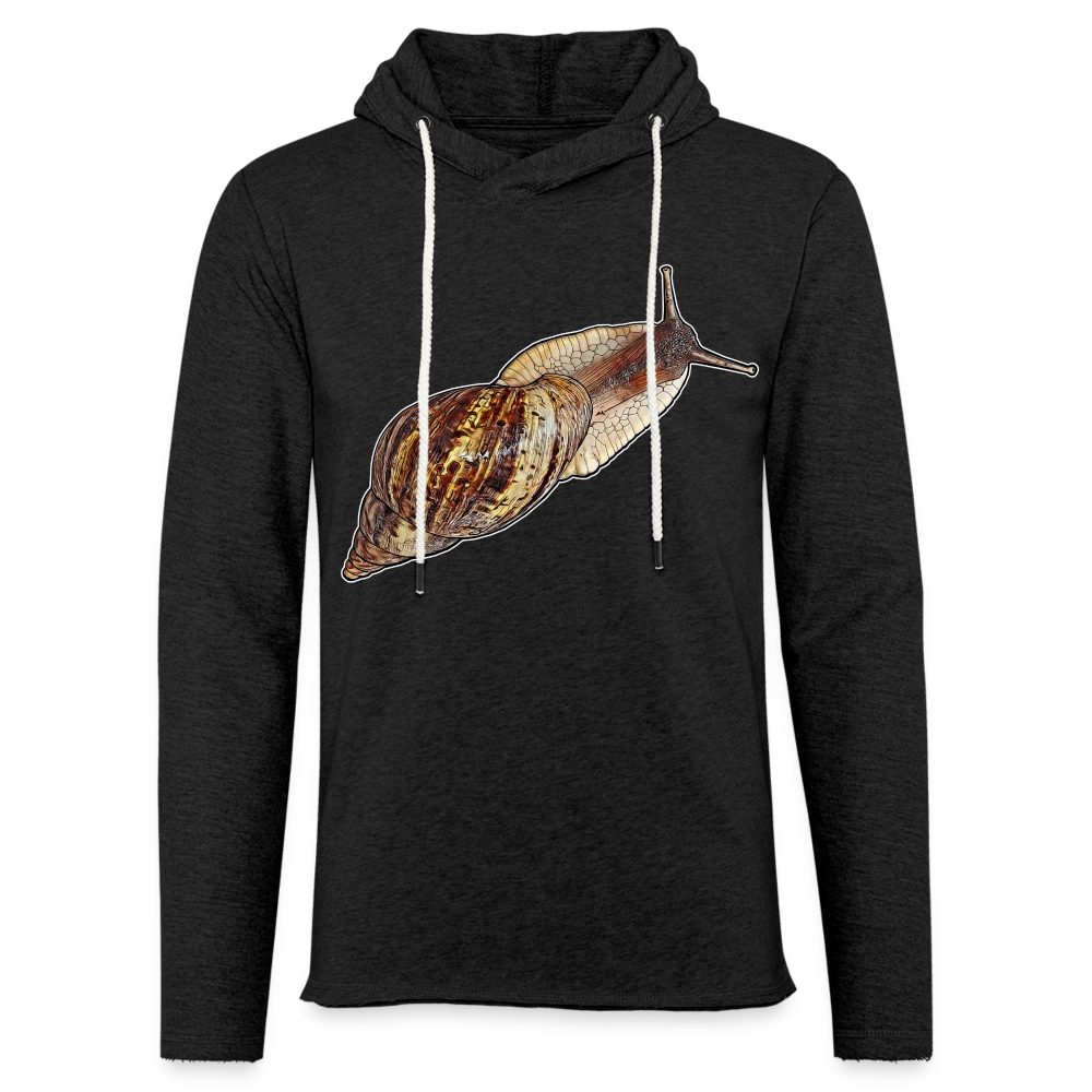 Unisex Kapuzensweatshirt Achatina reticulata wildfarben - Anthrazit