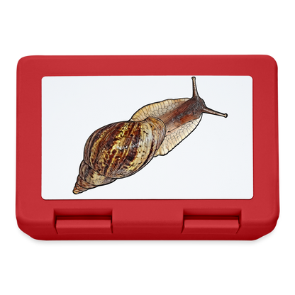Lunchbox Achatina reticulata wildfarben - Rot