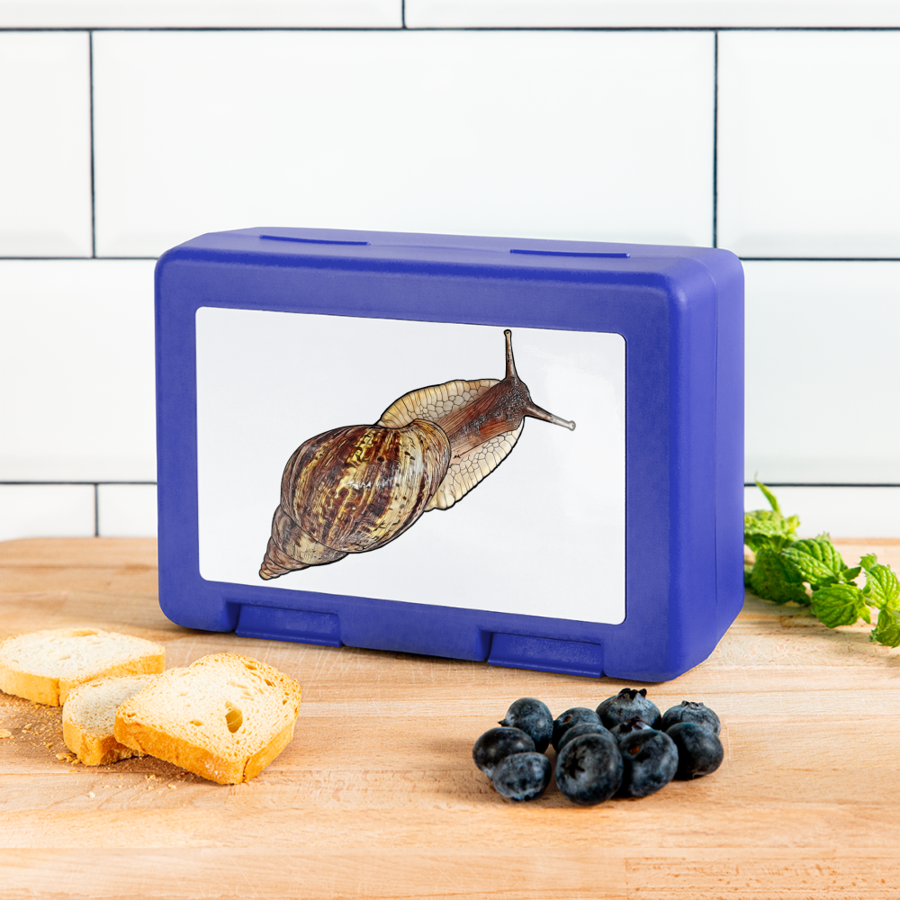 Lunchbox Achatina reticulata wildfarben - Royalblau