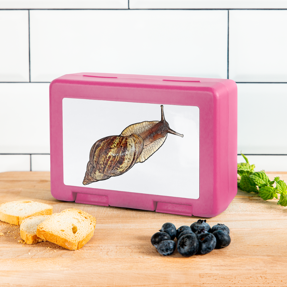 Lunchbox Achatina reticulata wildfarben - Pink