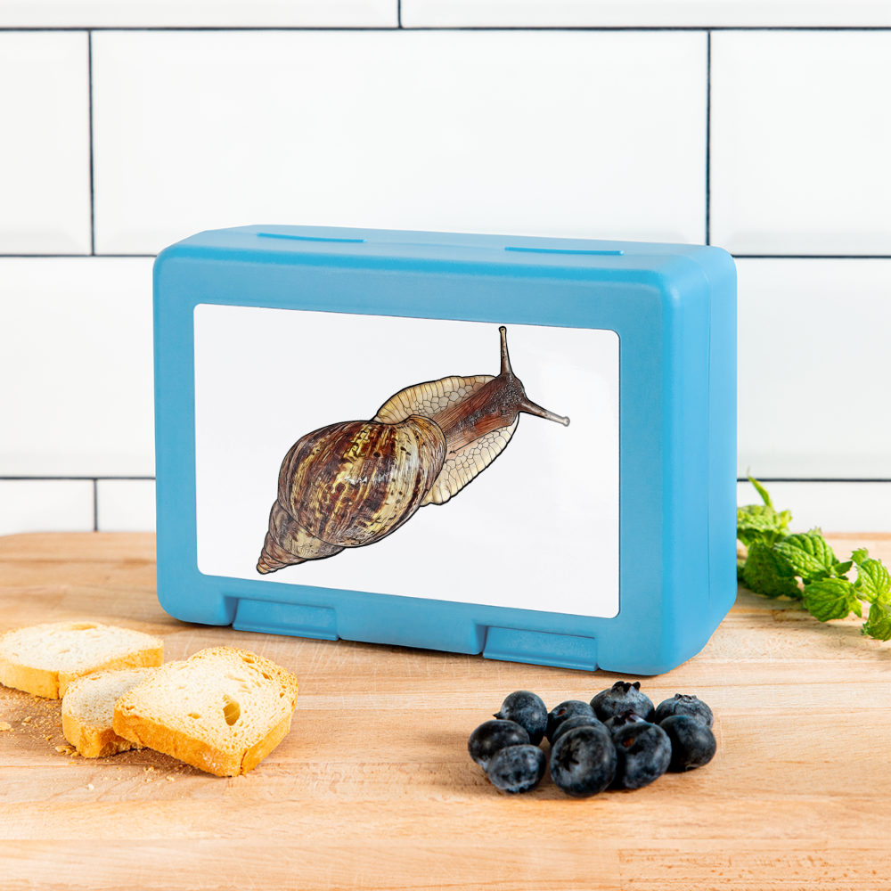 Lunchbox Achatina reticulata wildfarben - Saphirblau