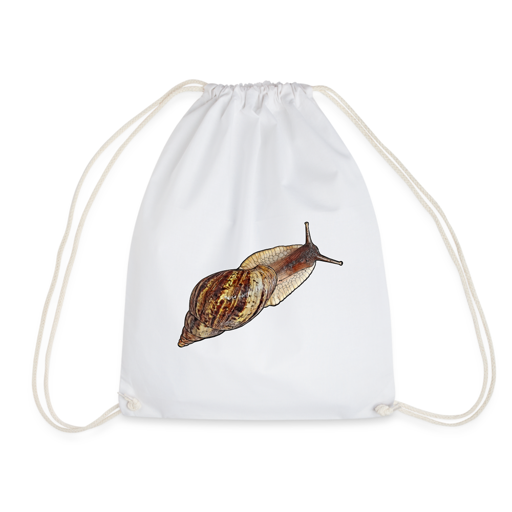 Turnbeutel Achatina reticulata wildfarben - weiß