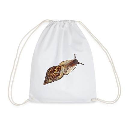 Turnbeutel Achatina reticulata wildfarben - weiß