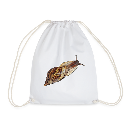 Turnbeutel Achatina reticulata wildfarben - weiß