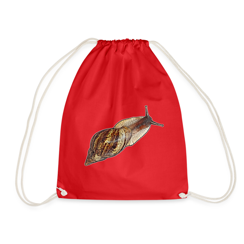 Turnbeutel Achatina reticulata wildfarben - Rot