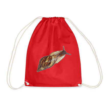 Turnbeutel Achatina reticulata wildfarben - Rot