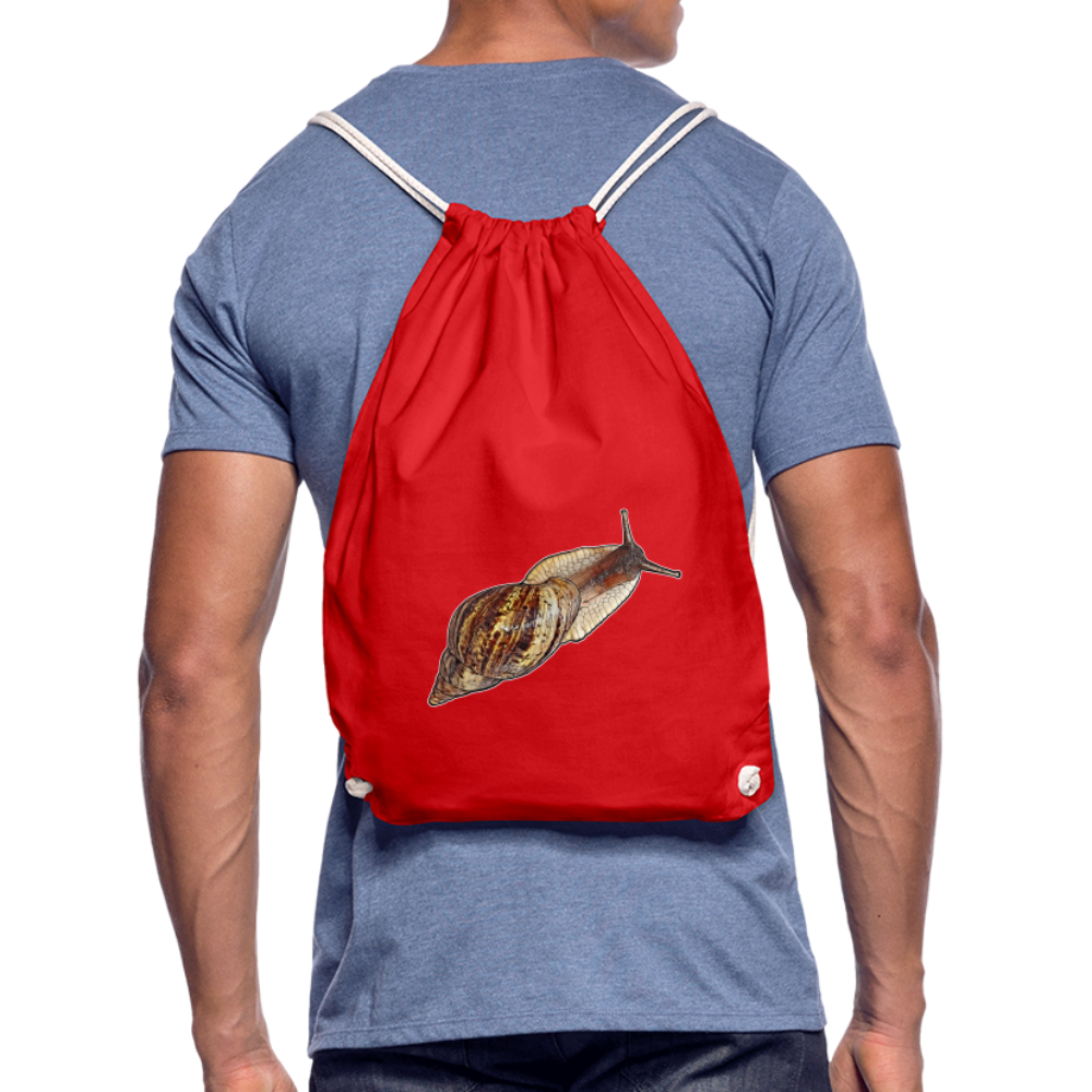 Turnbeutel Achatina reticulata wildfarben - Rot