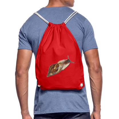 Turnbeutel Achatina reticulata wildfarben - Rot