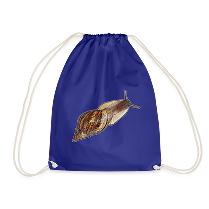 Turnbeutel Achatina reticulata wildfarben - Königsblau