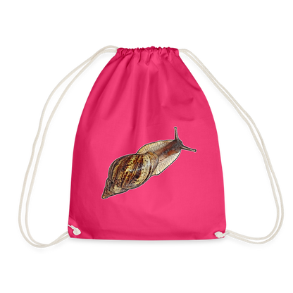 Turnbeutel Achatina reticulata wildfarben - Fuchsia