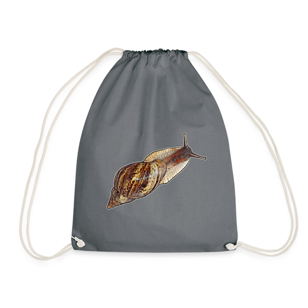 Turnbeutel Achatina reticulata wildfarben - Grau