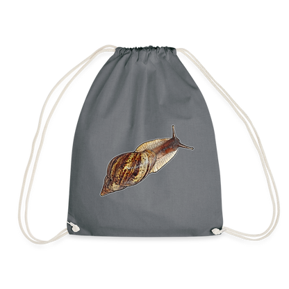 Turnbeutel Achatina reticulata wildfarben - Grau