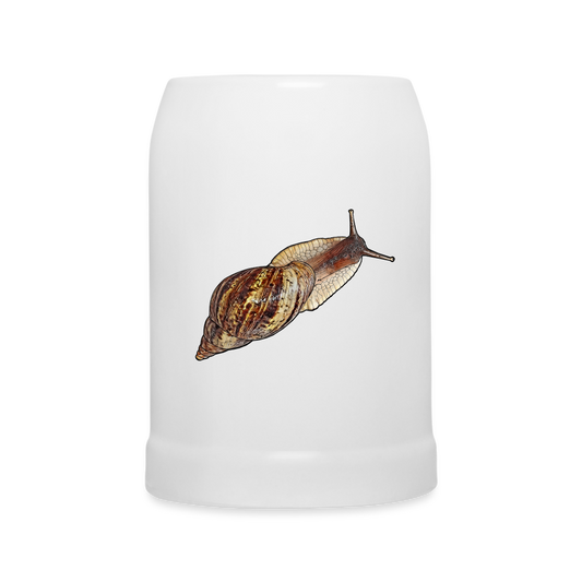 Bierkrug Achatina reticulata wildfarben - weiß