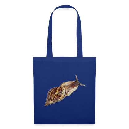 Stoffbeutel Achatina reticulata wildfarben - Royalblau