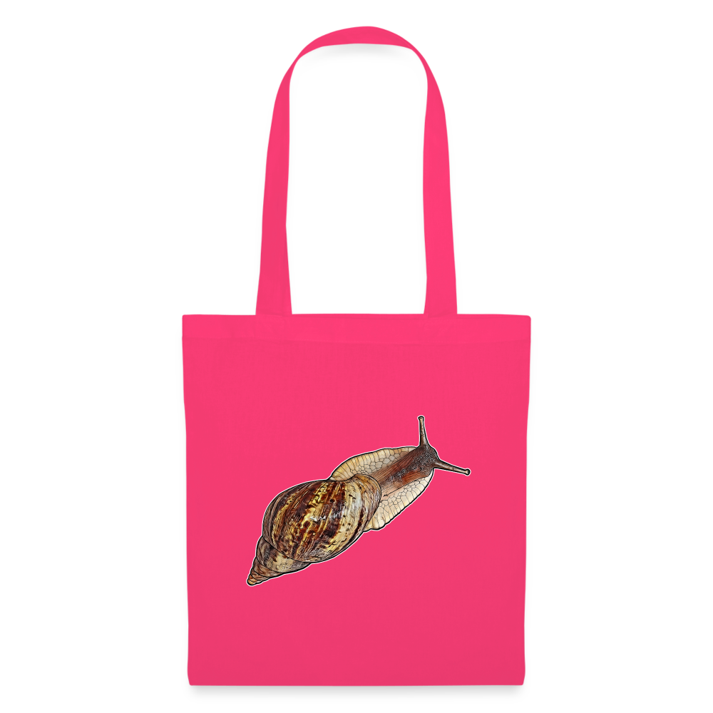 Stoffbeutel Achatina reticulata wildfarben - Azalea