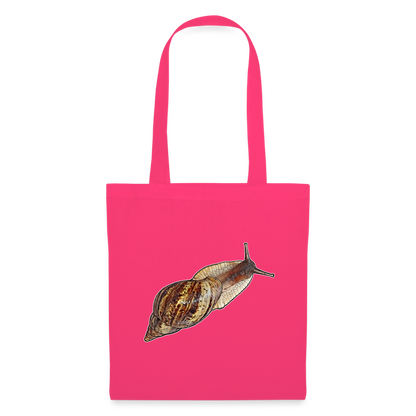 Stoffbeutel Achatina reticulata wildfarben - Azalea