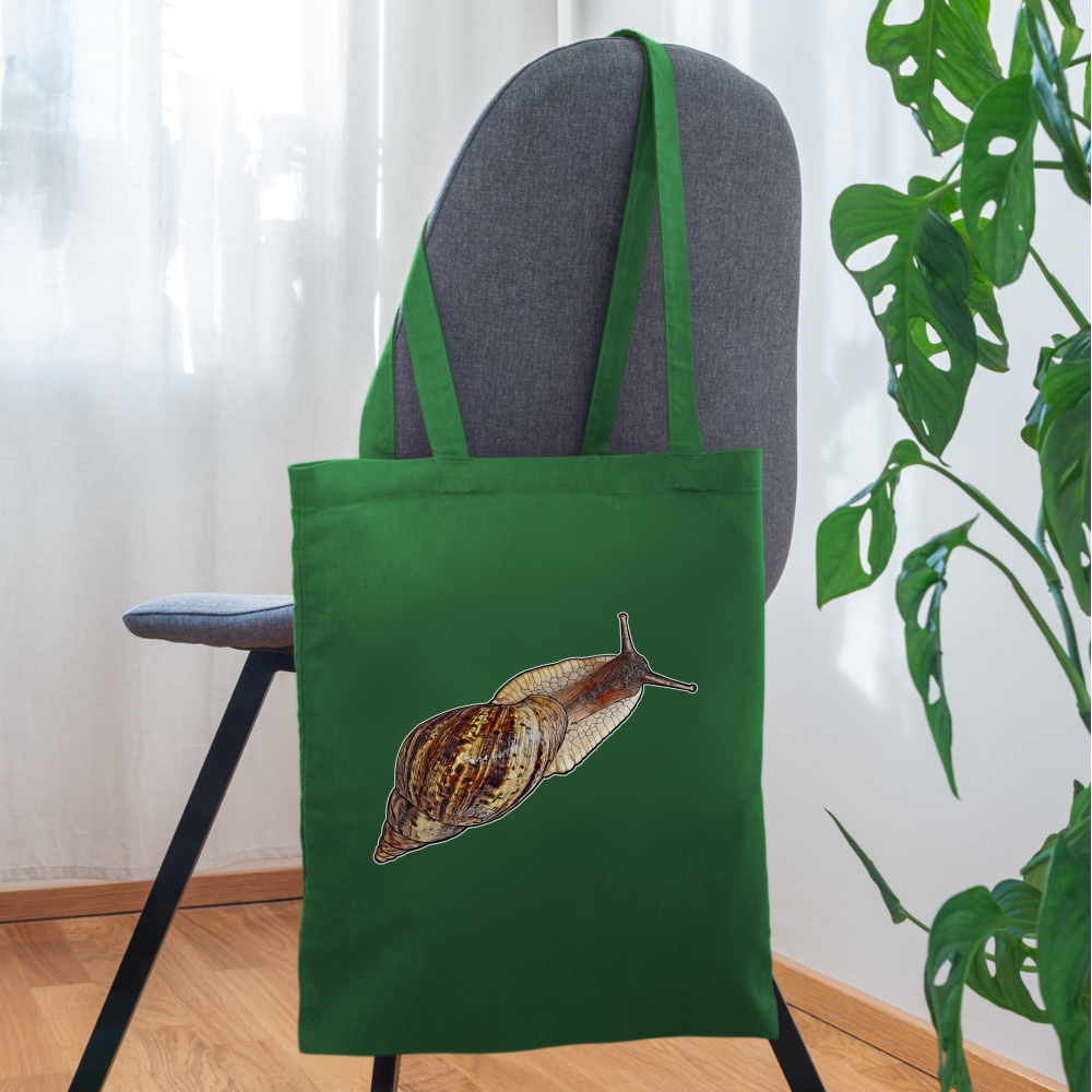 Stoffbeutel Achatina reticulata wildfarben - Fichte