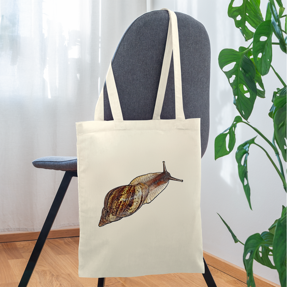 Stoffbeutel Achatina reticulata wildfarben - Natur