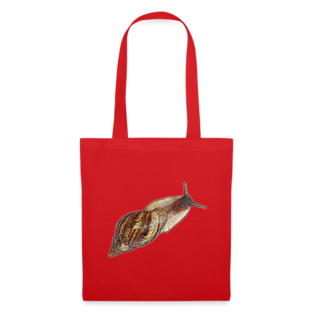 Stoffbeutel Achatina reticulata wildfarben - Rot