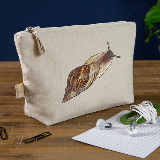 Täschchen Achatina reticulata wildfarben - Natur