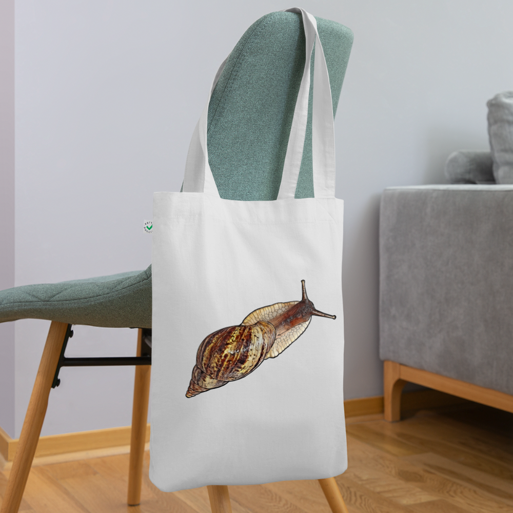 Bio-Stoffbeutel Achatina reticulata wildfarben - weiß