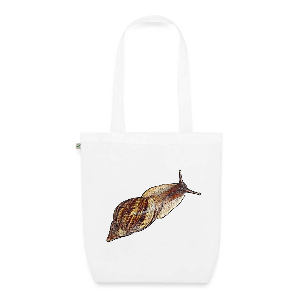 Bio-Stoffbeutel Achatina reticulata wildfarben - weiß