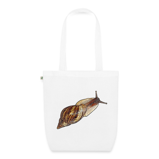 Bio-Stoffbeutel Achatina reticulata wildfarben - weiß