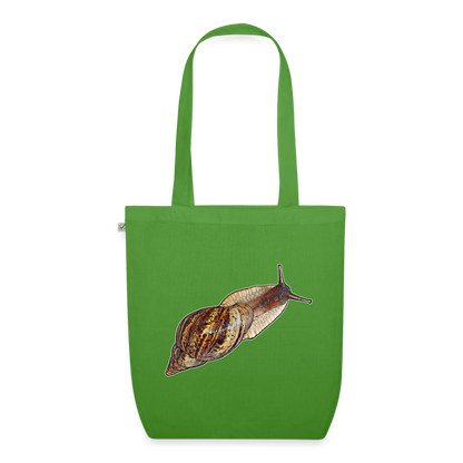 Bio-Stoffbeutel Achatina reticulata wildfarben - Blattgrün