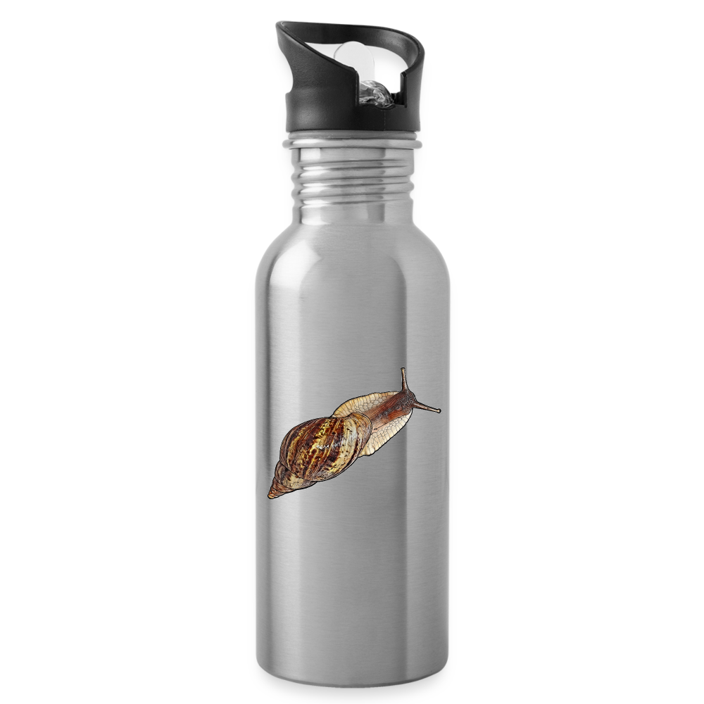 Trinkflasche Achatina reticulata wildfarben - Lightsilver