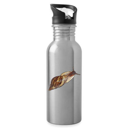 Trinkflasche Achatina reticulata wildfarben - Lightsilver